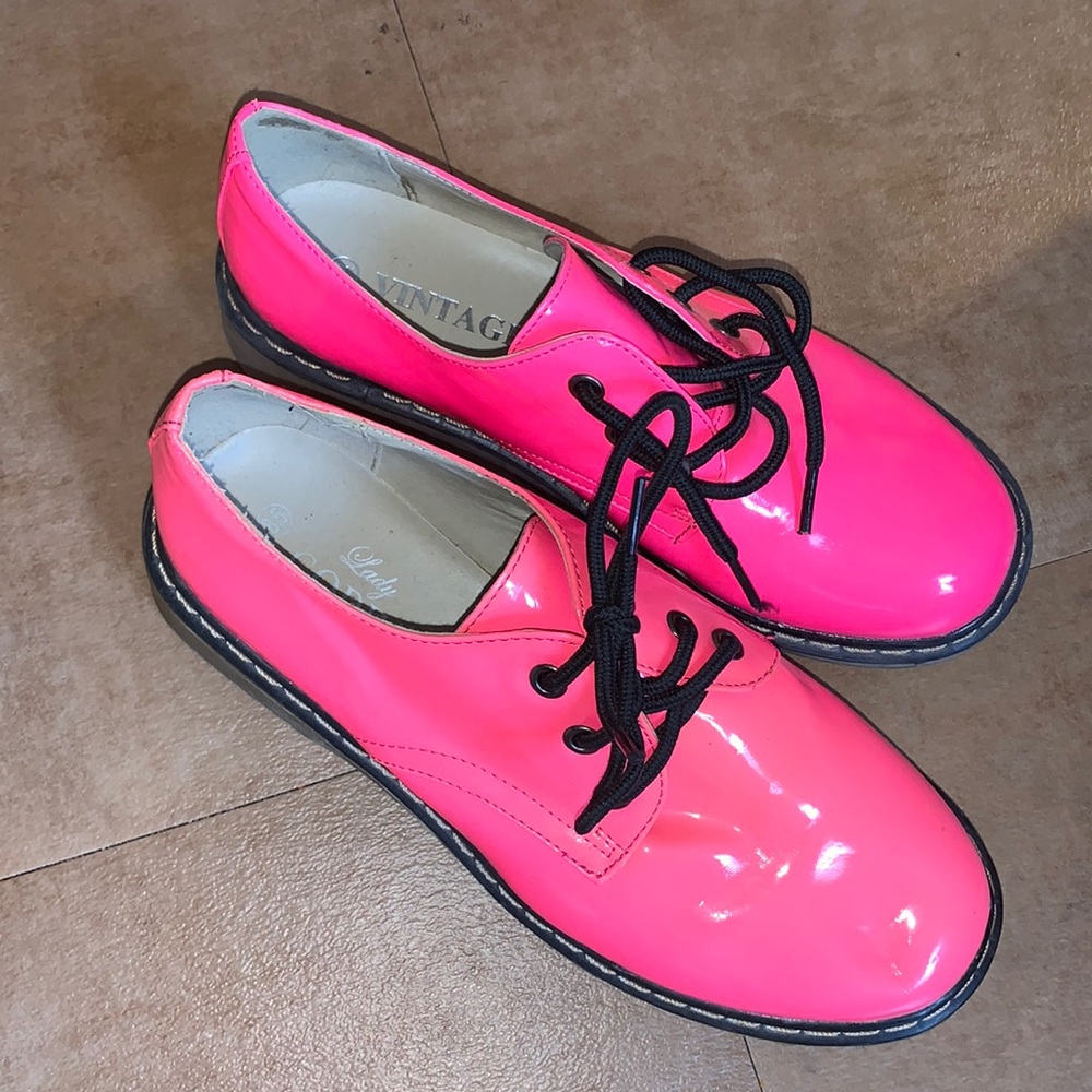 Pink shoes